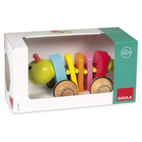 Brinquedo educativo Goula D53454 Madeira de Goula, Brinquedos para arrastar - Ref: S2403465, Preço: 13,26 €, Desconto: %