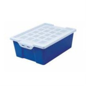 Caja de Almacenaje con Tapa Crema Plástico 14 L 29,5 x 14,3 x 45 cm | Tienda24 Tienda24.eu