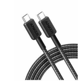 USB-Kabel Aisens A107-0860 Schwarz USB-C | Tienda24 Tienda24.eu