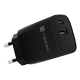 Wall Charger Qoltec 50766 Black | Tienda24 Tienda24.eu