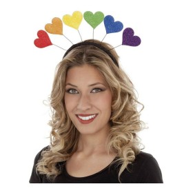 Headband My Other Me Pride Multicolour Rainbow Hearts by My Other Me, Sets & Kits - Ref: S2420112, Price: 5,11 €, Discount: %