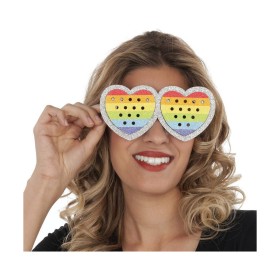 Occhiali My Other Me Rainbow Cuore di My Other Me, Kit di travestimento - Rif: S2420140, Prezzo: 4,11 €, Sconto: %