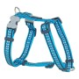 Dog Harness Red Dingo Bone Reflective 30-48 cm Turquoise | Tienda24 Tienda24.eu