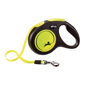 Guinzaglio per Cani Flexi NEW CLASSIC NEON 5 m Taglia S