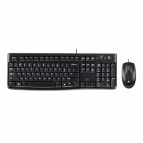 Keyboard and Mouse Logitech MK120 Black German QWERTZ by Logitech, Keyboard & Mouse Sets - Ref: M0200192, Price: 21,19 €, Dis...