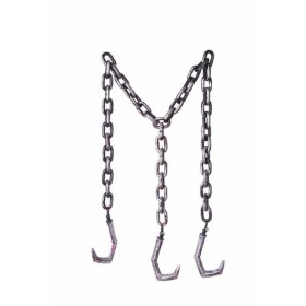 Accesorio para Disfraz My Other Me 180 X 55 X 5 cm Cadenas Carnicero Gris PVC (12) de My Other Me, Disfraces con accesorios -...