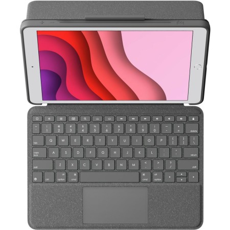 Bluetooth Keyboard with Support for Tablet Logitech 920-009624 Qwertz German Grey Graphite by Logitech, Keyboards - Ref: M020...