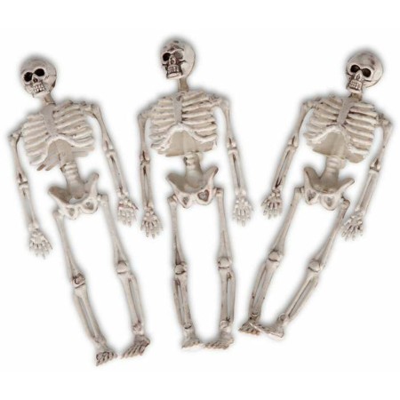 Halloween Decorations My Other Me 20 x 8 x 8 cm Skeleton White 20cm | Tienda24 - Global Online Shop Tienda24.eu