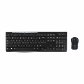 Tastiera e Mouse Logitech MK270 QWERTZ Nero Tedesco di Logitech, Set tastiera e Mouse - Rif: M0200203, Prezzo: 36,43 €, Scont...