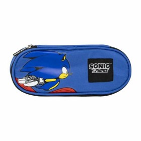 Bolsa Escolar Sonic Blue 8,5 x 5 x 22,5 cm de Sonic, Estojos - Ref: S2434307, Preço: 9,39 €, Desconto: %