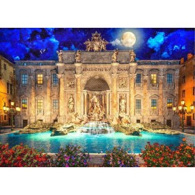 Puzzle Educa Fontana Di Trevi 1000 Pezzi di Educa, Puzzle classici - Rif: S2436200, Prezzo: 10,36 €, Sconto: %