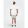 Herren Kurzarm-T-Shirt Only & Sons Onskolton Reg Beach Weiß | Tienda24 Tienda24.eu