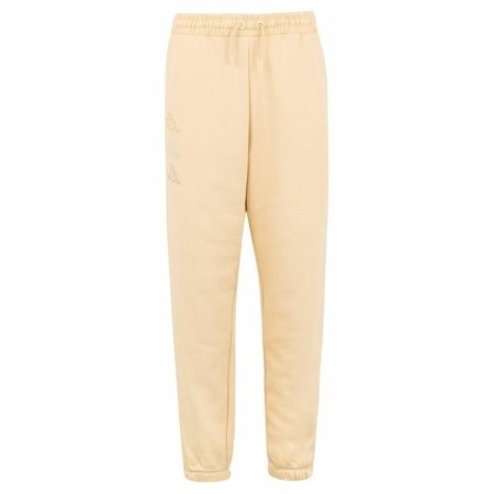 Pantalon de Survêtement pour Adultes Kappa Kiamata Beige Unisexe | Tienda24 Tienda24.eu