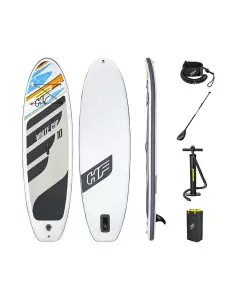 Inflatable Paddle Surf Board with Accessories Bestway Hydro-Force White 305 x 84 x 12 cm by Bestway, Inflatable Boards - Ref:...