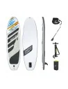 Prancha de Paddle Surf Insuflável com Acessórios Bestway Hydro-Force Branco 305 x 84 x 12 cm | Tienda24 Tienda24.eu