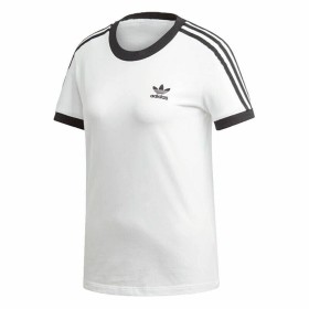 Camisola de Manga Curta Adidas Logo Colorblock Bege | Tienda24 Tienda24.eu