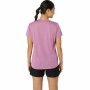 Camiseta de Manga Corta Mujer Asics Core Rosa claro | Tienda24 Tienda24.eu