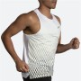 Maillot de Corps sans Manches pour Homme Brooks Atmosphere Blanc | Tienda24 Tienda24.eu