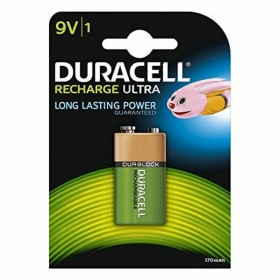 Pila Recargable DURACELL 056008 HR22 NiMh 9V 170 mAh 9 V de DURACELL, Pilas - Ref: M0200568, Precio: 13,33 €, Descuento: %