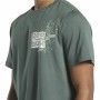 T-shirt à manches courtes homme Reebok Graphic Series Vert | Tienda24 Tienda24.eu