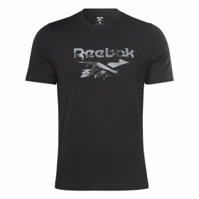 Camisola de Manga Curta Homem Reebok Graphic Series Branco | Tienda24 Tienda24.eu