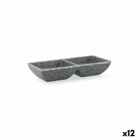 Snack tray Quid Lonja Grey Plastic 17 x 7 x 3 cm (12 Units) by Quid, Plates and dishes - Ref: S2704939, Price: 31,59 €, Disco...