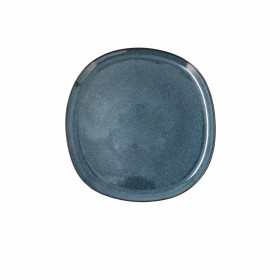 Flat plate Bidasoa Ikonic Ceramic Blue (20,2 x 19,7 x 1,3 cm) (Pack 6x) by Bidasoa, Plates and dishes - Ref: S2705052, Price:...