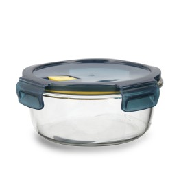 Porta pranzo Ermetico Quid Astral 950 ml Azzurro Vetro 18 x 18 x 8 cm di Quid, Conservazione di alimenti - Rif: S2706427, Pre...