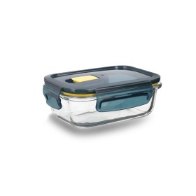 Hermetic Lunch Box Quid Astral 370 ml Blue Glass by Quid, Food storage - Ref: S2706431, Price: 4,04 €, Discount: %