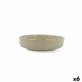 Dessert dish Bidasoa Cosmos White Ceramic Ø 20 cm (12 Units) | Tienda24 - Global Online Shop Tienda24.eu