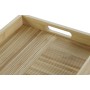 Tabuleiro DKD Home Decor Natural Bambu 43 x 27 x 4,5 cm | Tienda24 - Global Online Shop Tienda24.eu