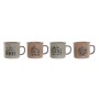 Set di 4 Tazze Mug Home ESPRIT Azzurro Rosa Gres 285 ml 9 x 7 x 8 cm | Tienda24 - Global Online Shop Tienda24.eu