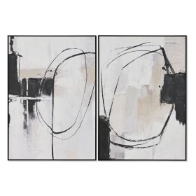 Cuadro Home ESPRIT Abstracto Urbano 100 x 4 x 140 cm (2 Unidades) de Home ESPRIT, Impresiones sobre lienzo - Ref: S3054782, P...