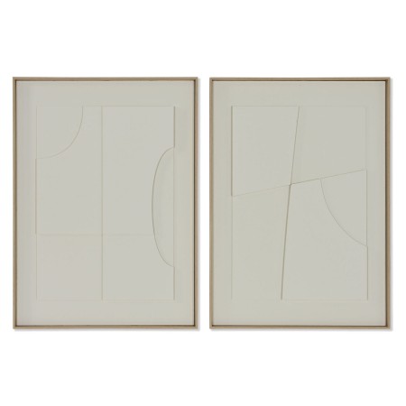 Cadre Home ESPRIT Abstrait Scandinave 55 x 4 x 75 cm (2 Unités) | Tienda24 - Global Online Shop Tienda24.eu