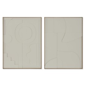 Painting Home ESPRIT Abstract Scandinavian 75 x 4 x 100 cm (2 Units) by Home ESPRIT, Prints on Canvas - Ref: S3054787, Price:...