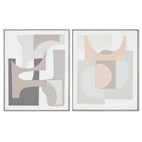 Pintura Home ESPRIT Abstrato Urbana 82,3 x 4,5 x 102 cm (2 Unidades) de Home ESPRIT, Impressões sobre tela - Ref: S3056011, P...