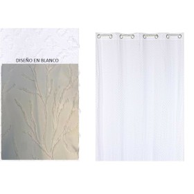 Cortina Home ESPRIT Branco 140 x 260 cm de Home ESPRIT, Cortinas - Ref: S3056619, Preço: 17,73 €, Desconto: %