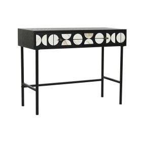 Console Home ESPRIT Blanc Noir 100 x 40 x 77 cm de Home ESPRIT, Tables - Réf : S3058323, Prix : 123,55 €, Remise : %