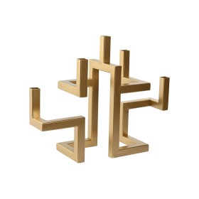 Candelabro Home ESPRIT Plateado Aluminio Cromado 42 x 42 x 70 cm | Tienda24 - Global Online Shop Tienda24.eu