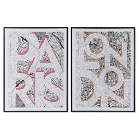 Pintura DKD Home Decor 80 x 2,5 x 120 cm Abstrato Moderno (2 Unidades) | Tienda24 - Global Online Shop Tienda24.eu