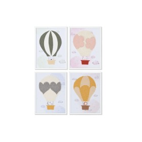 Cadre Home ESPRIT Blanc Enfant 30 x 1,8 x 40 cm (4 Unités) de Home ESPRIT, Impressions sur toile - Réf : S3058568, Prix : 28,...