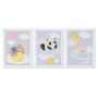 Cadre Home ESPRIT Jaune Gris Enfant 30 x 1,8 x 40 cm (4 Unités) | Tienda24 - Global Online Shop Tienda24.eu