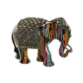 Deko-Figur Home ESPRIT Bunt Harz Elefant 31 x 14 x 22 cm von Home ESPRIT, Ornamente - Ref: S3058580, Preis: 36,29 €, Rabatt: %