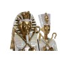 Figurine Décorative Home ESPRIT Blanc Doré Résine Oriental Égyptien 10 x 9 x 52 cm (2 Unités) | Tienda24 - Global Online Shop Tienda24.eu