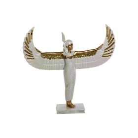 Figurine Décorative Home ESPRIT Blanc Doré Résine Oriental 34 x 6,5 x 33,5 cm de Home ESPRIT, Objets de décoration - Réf : S3...