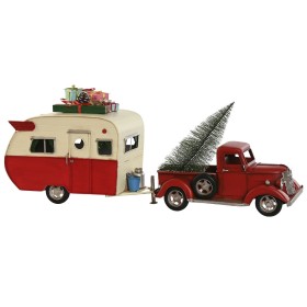 Christmas bauble Home ESPRIT Red Caravan 73 x 19 x 28,5 cm by Home ESPRIT, Christmas - Ref: S3058650, Price: 75,13 €, Discoun...