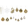 Christmas Baubles Home ESPRIT Golden Polyethylene 28 x 7 x 40 cm (70 piezas) | Tienda24 - Global Online Shop Tienda24.eu