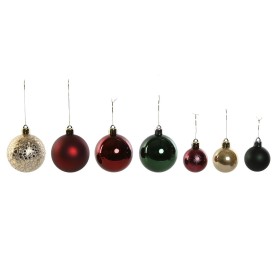 Decoração Natal Cones Lantejoulas Azul Dourado Plástico | Tienda24 - Global Online Shop Tienda24.eu