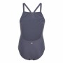 Swimsuit for Girls Adidas Big Logo Blue | Tienda24 Tienda24.eu