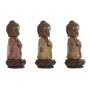 Decorative Figure Home ESPRIT Brown Orange Coral Lime Resin Buddha Oriental 9 x 9 x 21 cm (3 Units) | Tienda24 - Global Online Shop Tienda24.eu